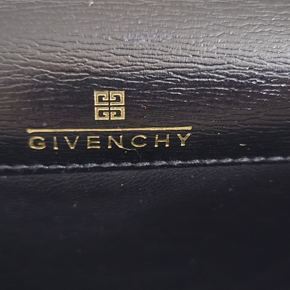 EUC Vintage Givenchy Gentleman Leather Unisex Clutch w/COA - Picture 9 of 11
